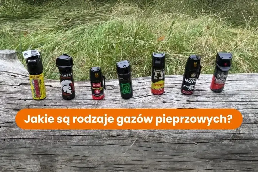Rodzaje gazów pieprzowych strumień chmura żel