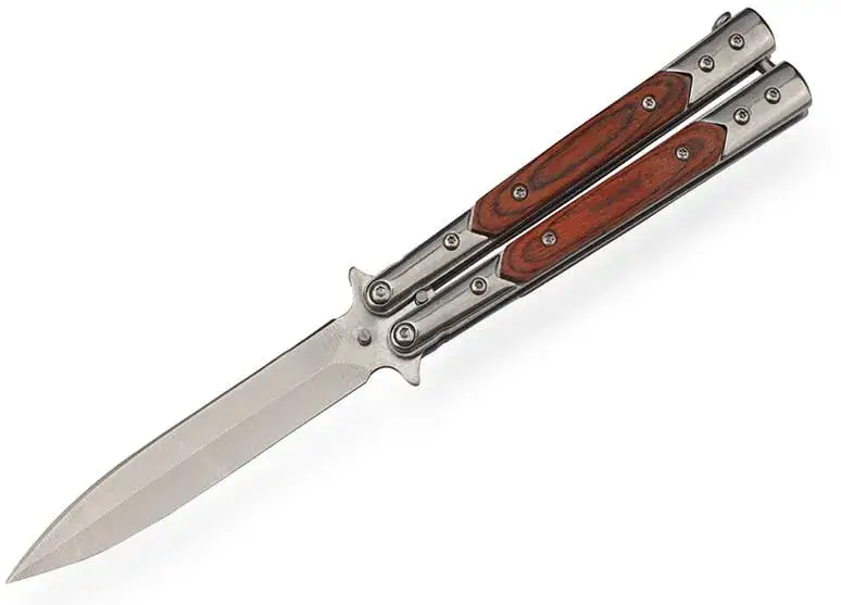 Nóż motylkowy balisong prawo polskie