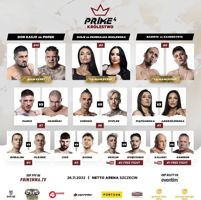 Karta walk MMA dzisiaj